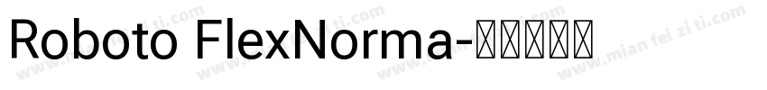Roboto FlexNorma字体转换